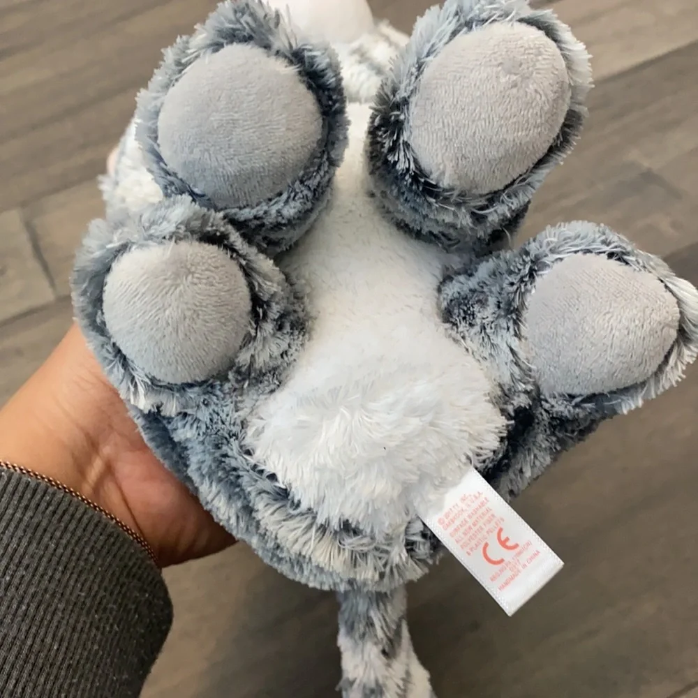 Ty Beanie Boos - Kiki The‎ Grey Cat (Glitter Eyes)
